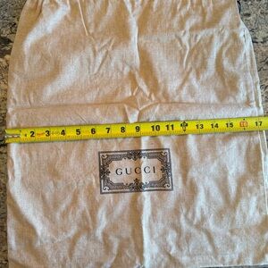 2 Gucci dust bags large